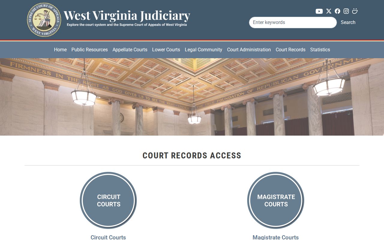 Oak Hill residents directory West Virginia court access